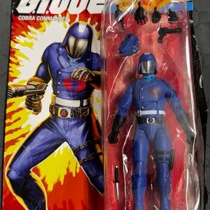 Hasbro G.I. Joe Cobra Commander Action Figure - Blue and Black